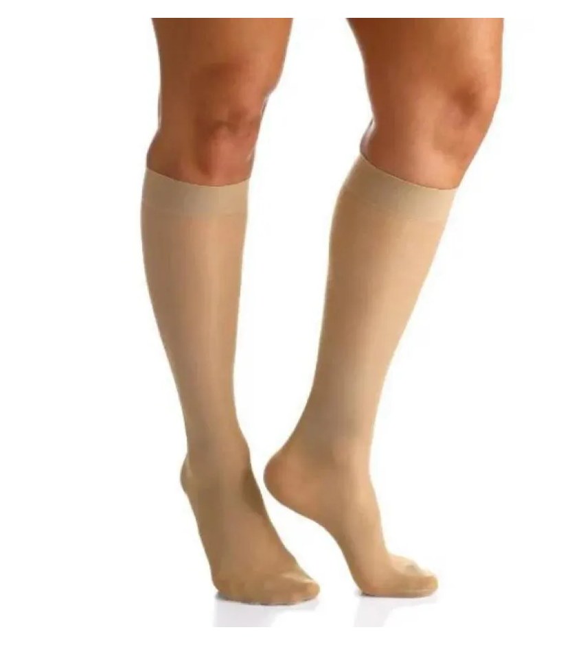 Meia Panturrilha 12ob Audace 15-20mmhg com Ponteira Bege Sigvaris G