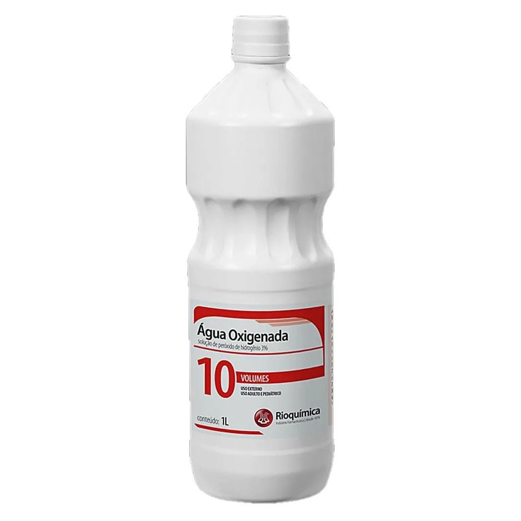 Água Oxigenada Rioquímica 10 Volumes 1 Litro - Unidade
