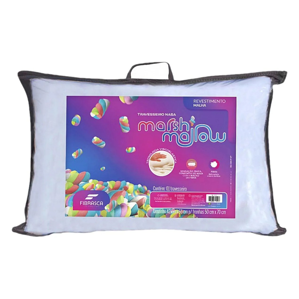 Travesseiro Nasa Marshmallow Fibrasca