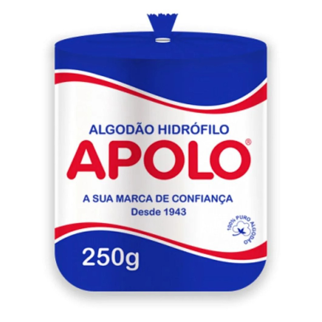 Algodão Hidrófilo Apolo Rolo 250g - Unidade