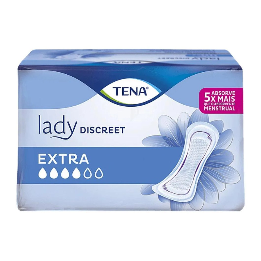 Absorvente Tena Lady Discreet Extra - 08 unidades
