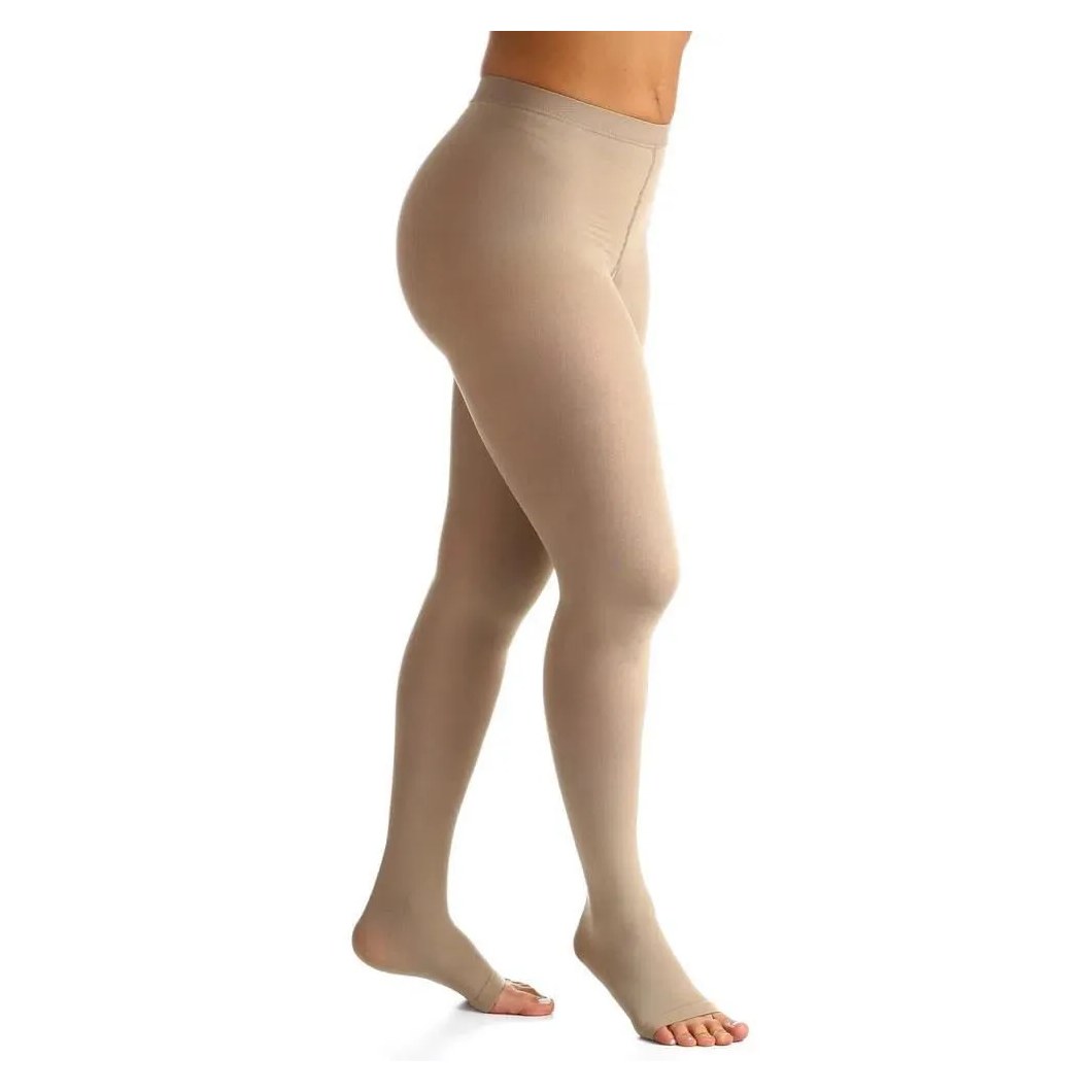 Meia-calça Select Comfort 20-30mmhg Aberta Natural M2