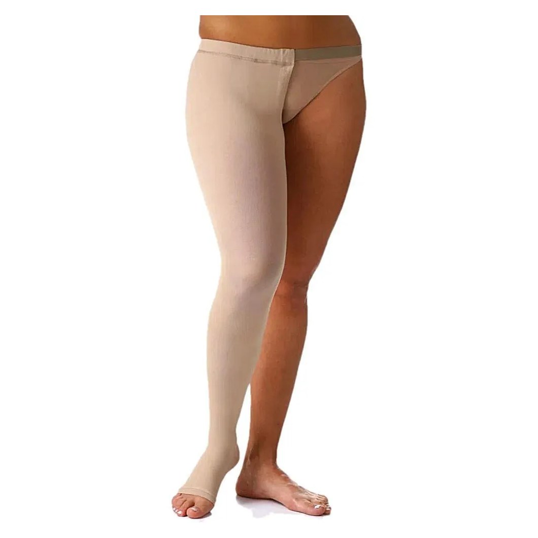 Meia 7/8 Cinta Sigvaris 20-30mmhg Aberta Natural Direito G1