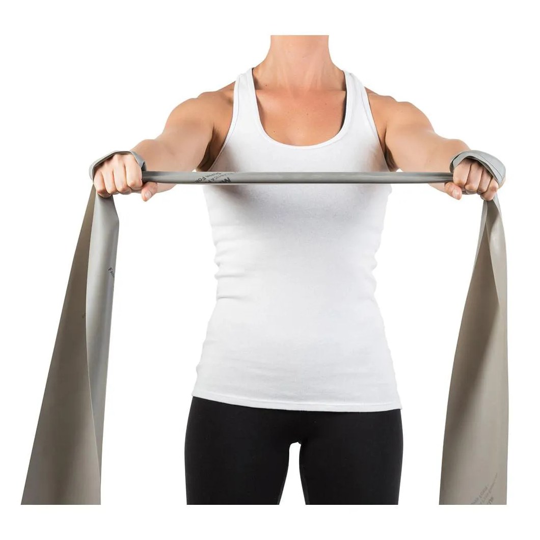 Faixa Elástica para Exercícios Mercur Prata Super Forte - Metro