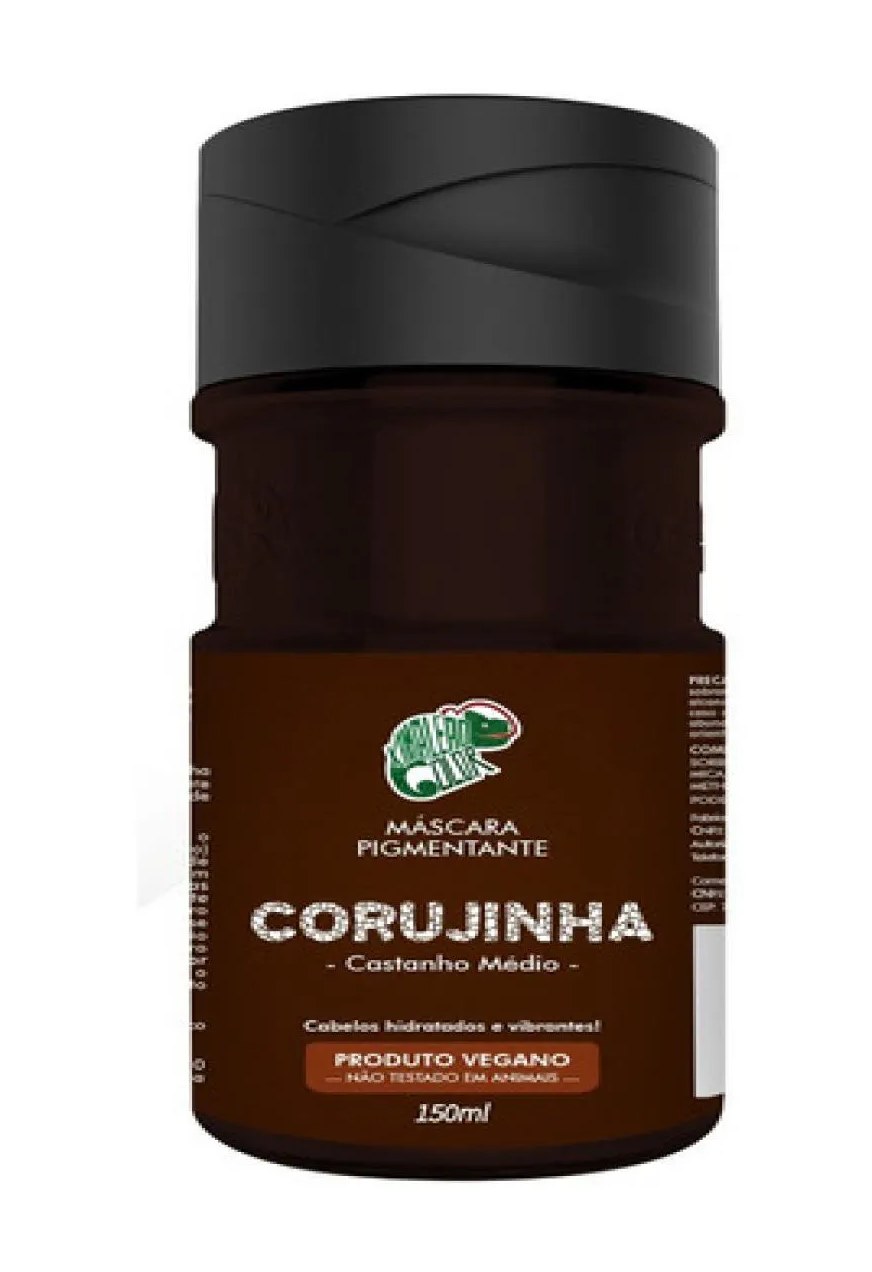 Máscara Tonalizante Corujinha Kamaleão Color Castanho Médio 150ml