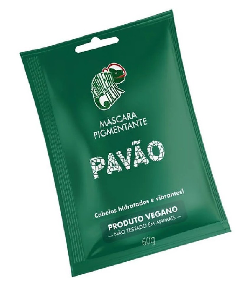 Sachê Máscara Tonalizante Pavão Verde Kamaleão 60g