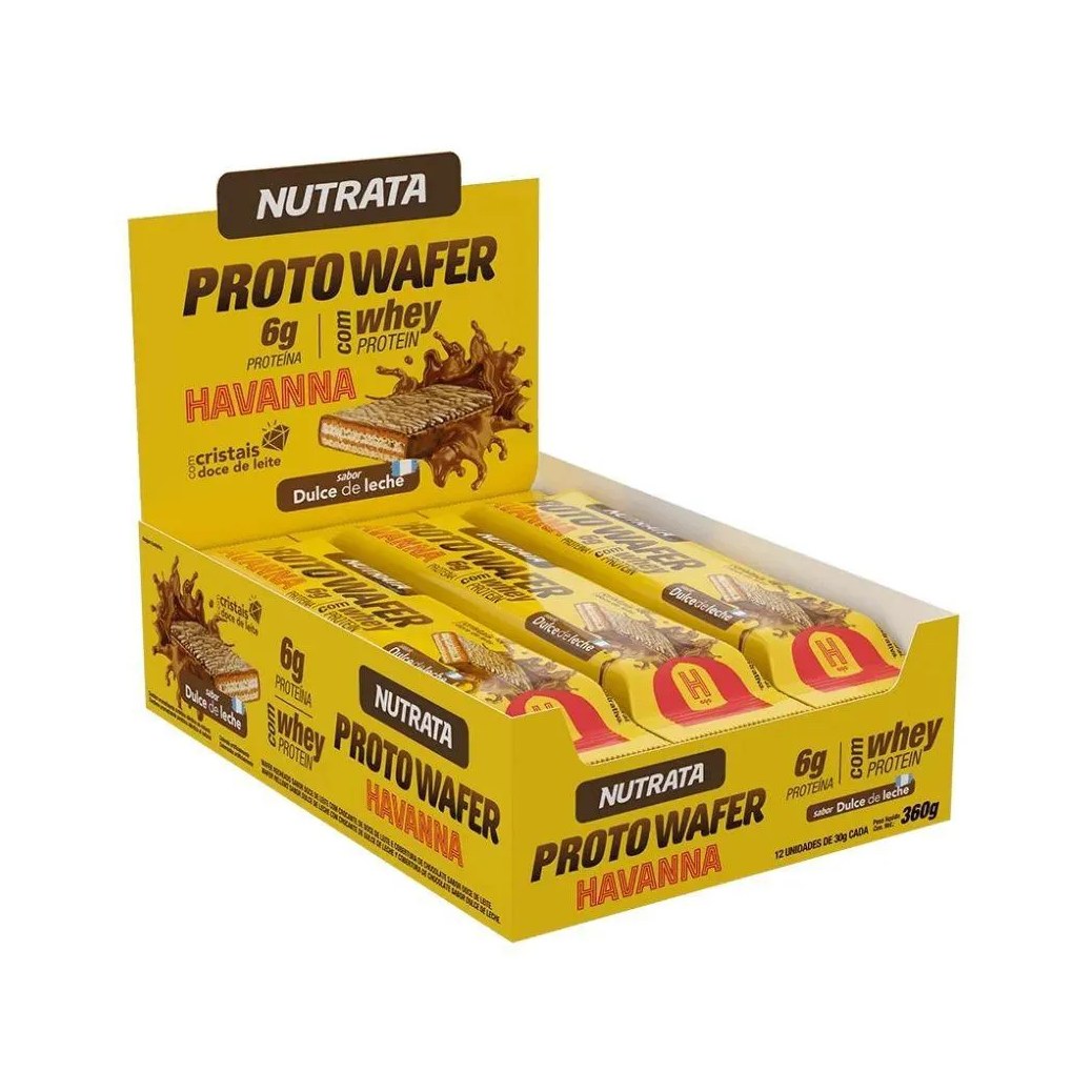 Proto Wafer Display (12 Unid de 30g) – Sabor: Doce de Leite Argentino