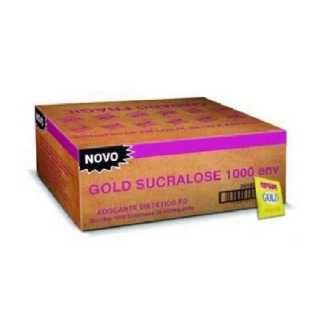 Adoçante Sucralose em Pó Cx. 1000 Env. - Gold