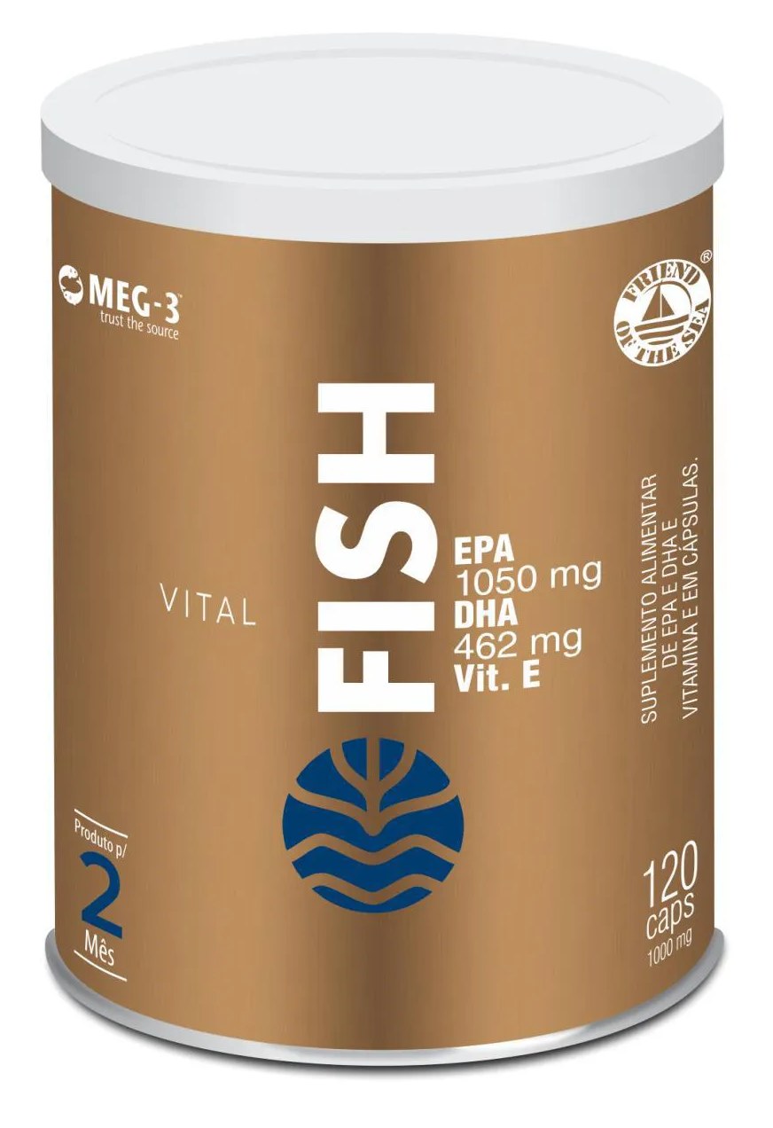 Suplemento Alimentar Epa Dha Vitamina e - Ômega 3 Vital Fish