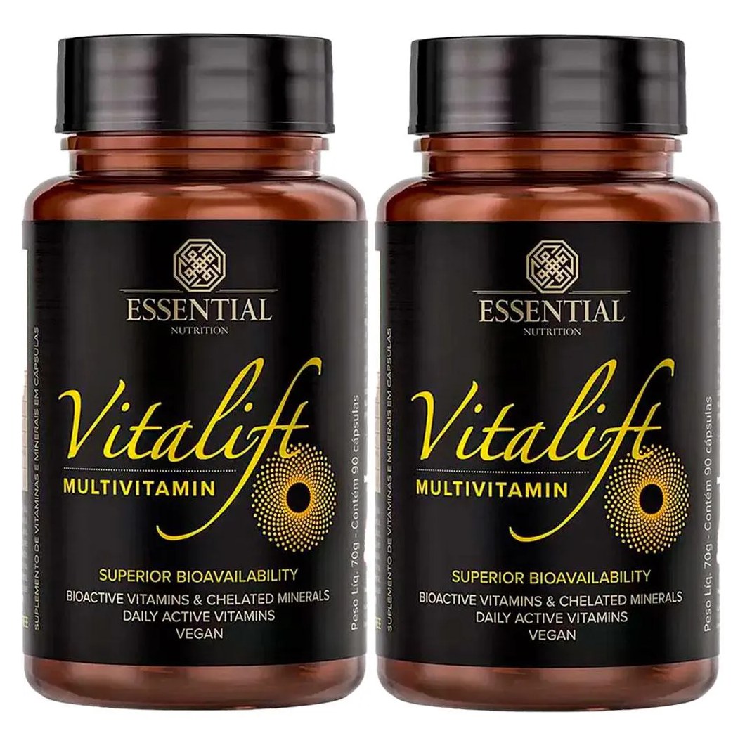 Kit 2x Vitalift Multivitamínico (90 cápsulas Cada) - Essential Nutrition