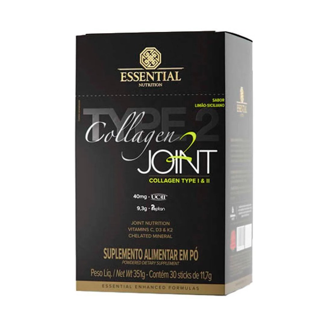 Collagen 2 Joint Limão Siciliano Essential Nutrition 351g (30un) Unica