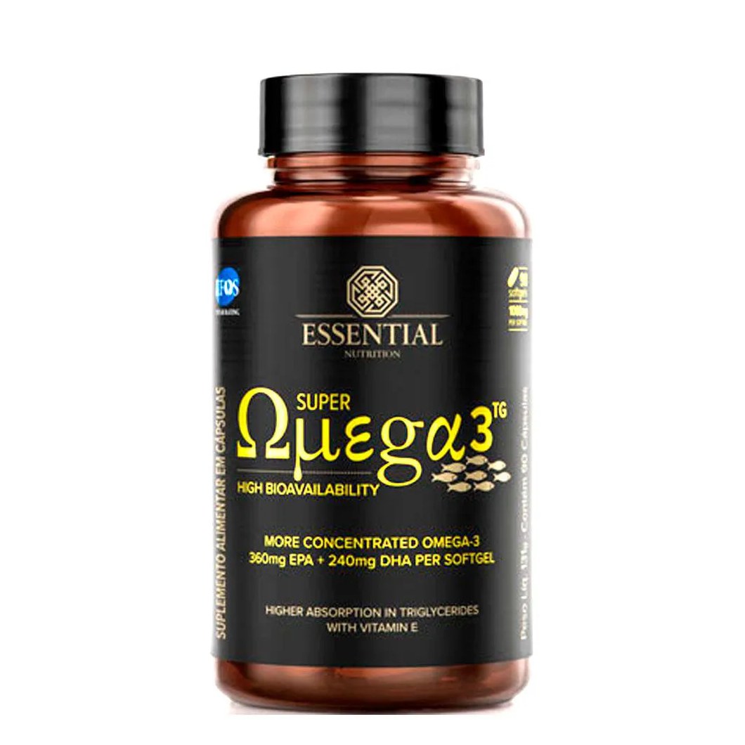 SUPER ÔMEGA-3 TG 1G ESSENTIAL NUTRITION 90 CAPS Unica