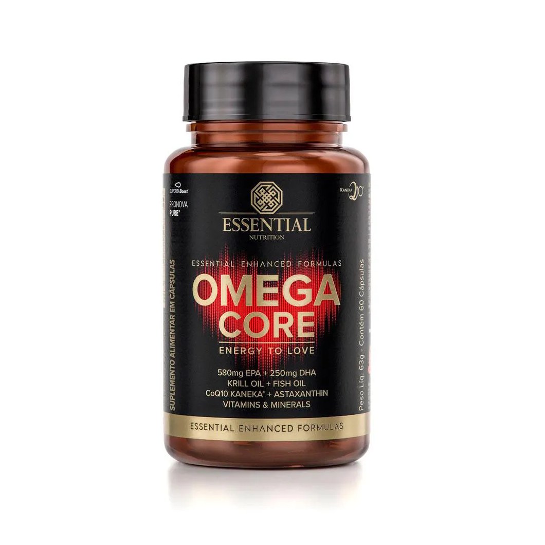 Ômega Core Essential Nutrition 60 cápsulas Unica