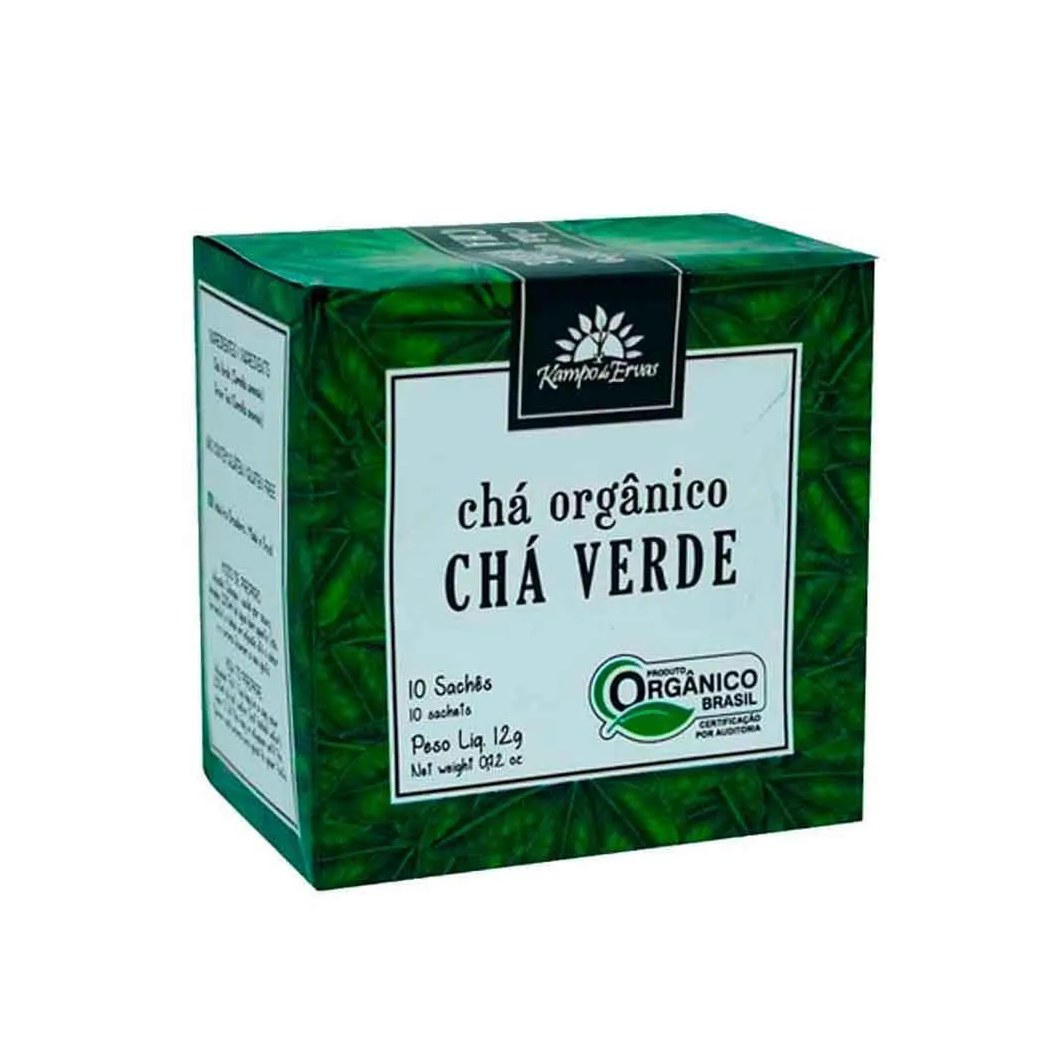 Chá Verde Orgânico Kampo de Ervas 10g