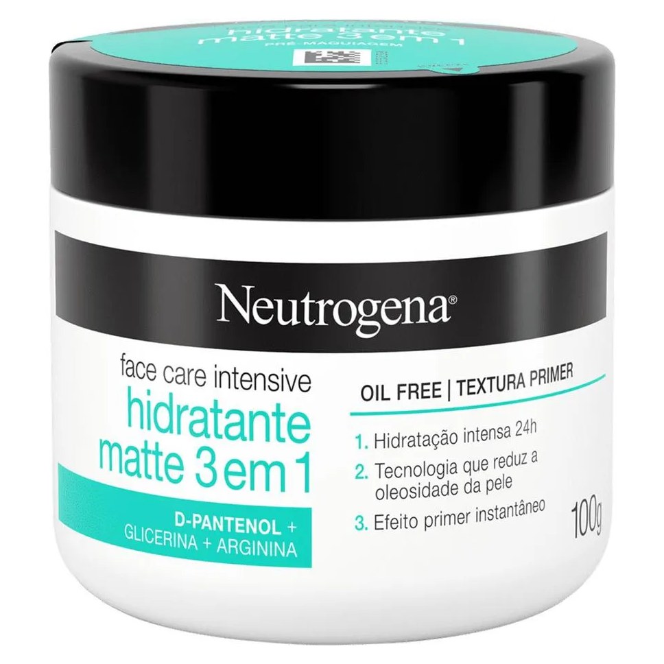 Hidratante Facial com Efeito Mate Neutrogena Face Care Antissinais 3 em 1 - Primer Instantâneo