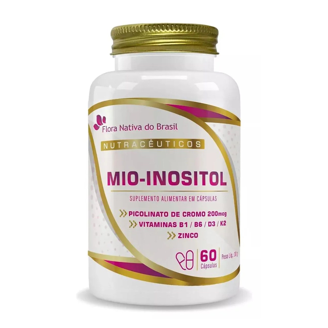 Mio Inositol + Vitaminas em cápsulas - Flora Nativa
