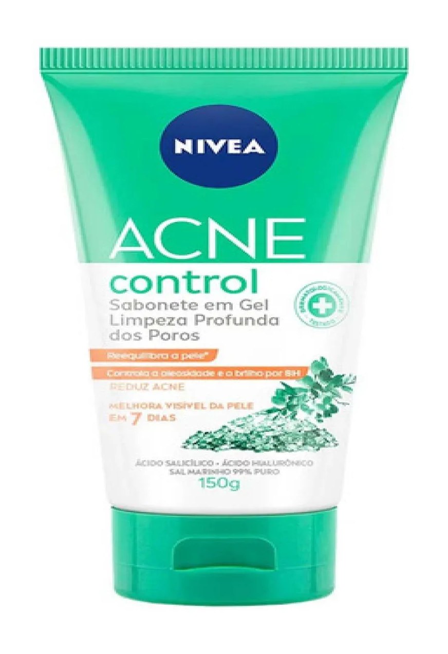 Sabonete Facial em Gel Nivea Acne Control Limpeza Profunda