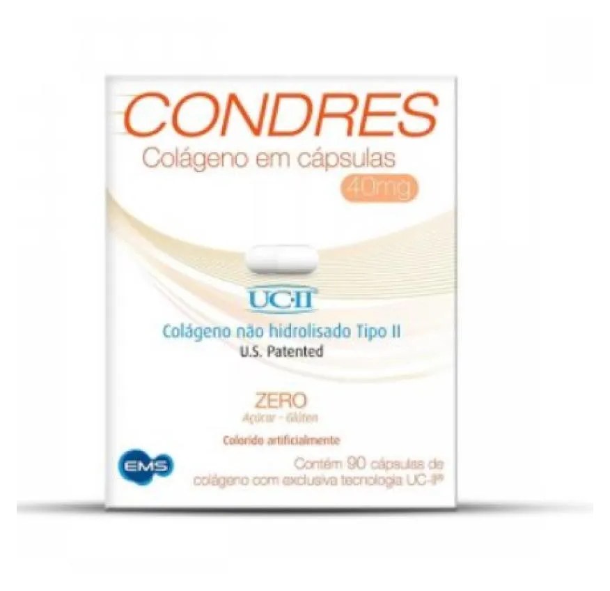 Suplemento Alimentar Condres 40mg Tipo Ii 90cps