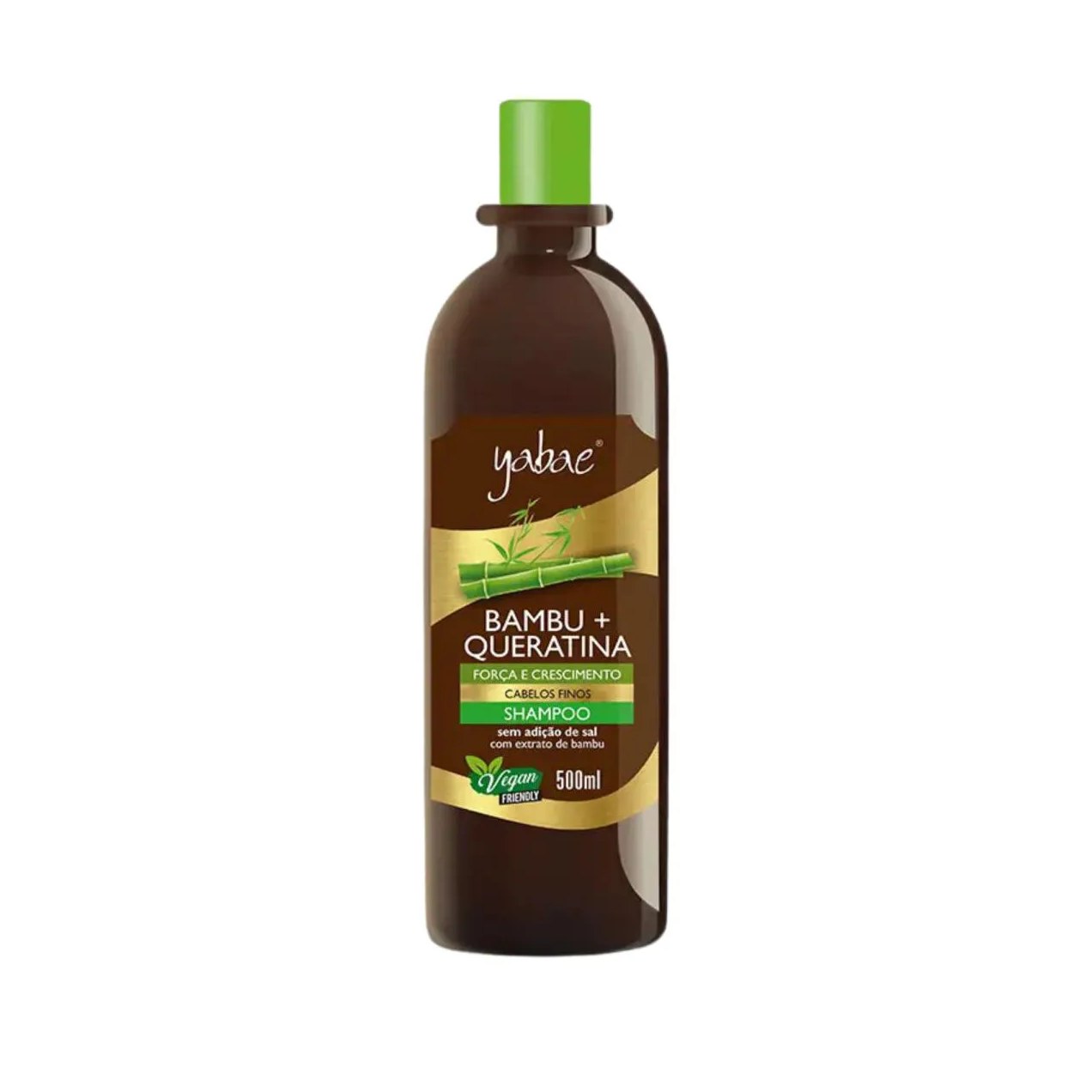 Shampoo com Bambu e Queratina 500ml – Yabae