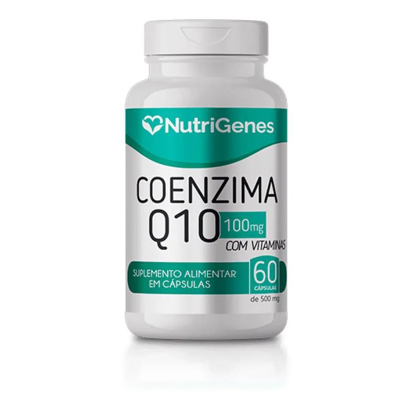 Coenzima Q10 Coq10 Nutrigenes - 60 Cápsulas. 100mg + Vitaminas