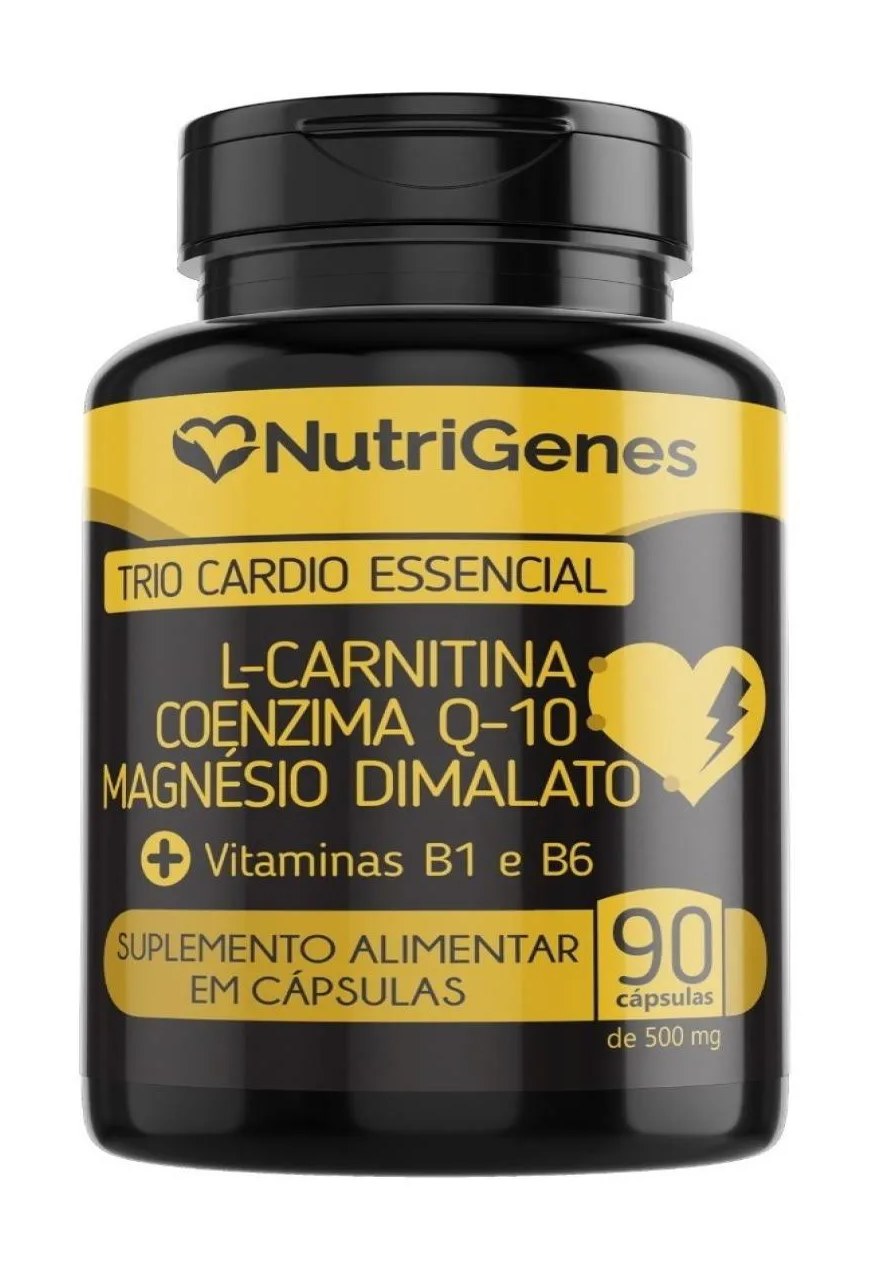 Trio Cardio - Magnésio - Coq10 - L - Carnitina - Nutrigenes