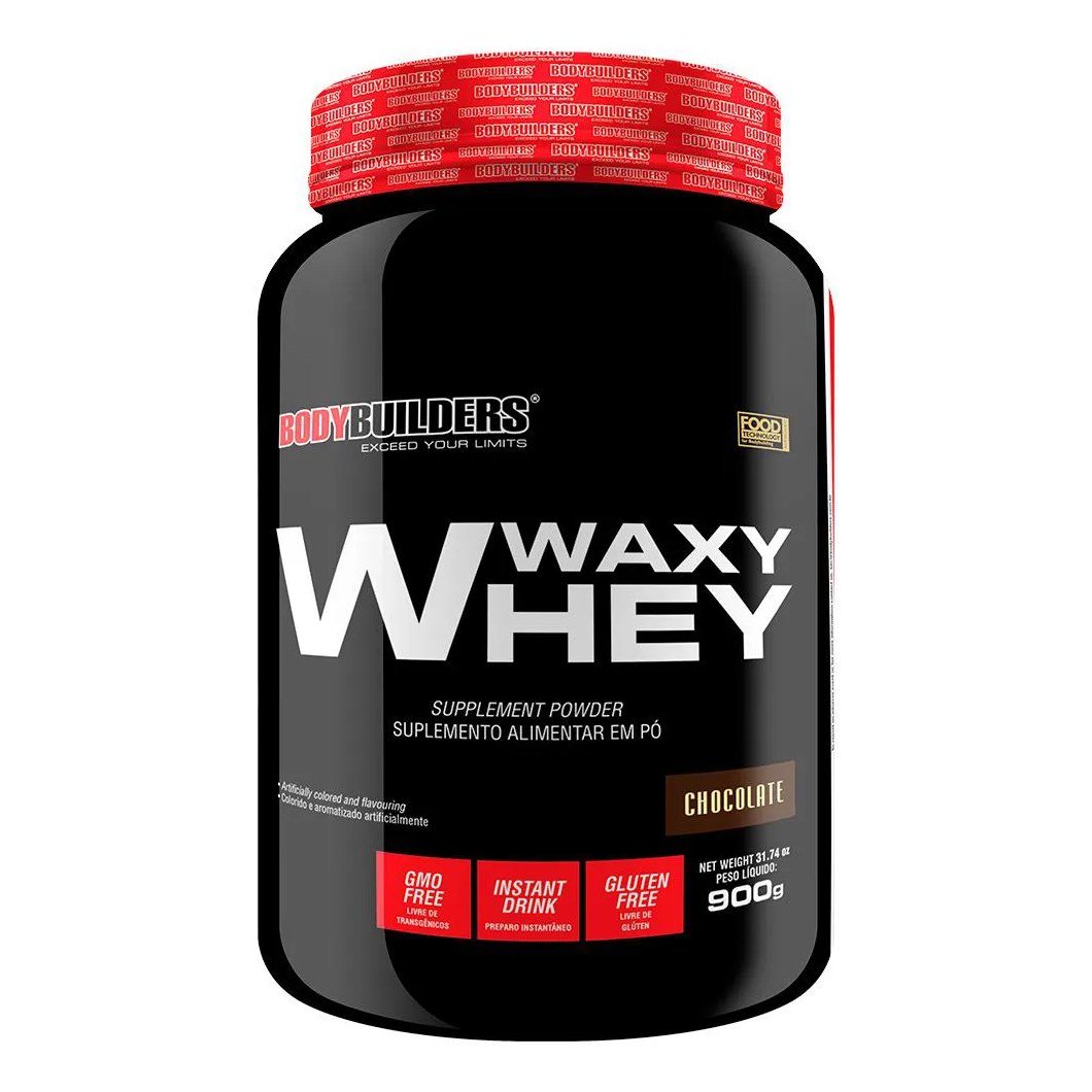 Whey Protein Waxy Whey Pote 900g - Suplemento para Definição e Performance - Bodybuilders Baunilha