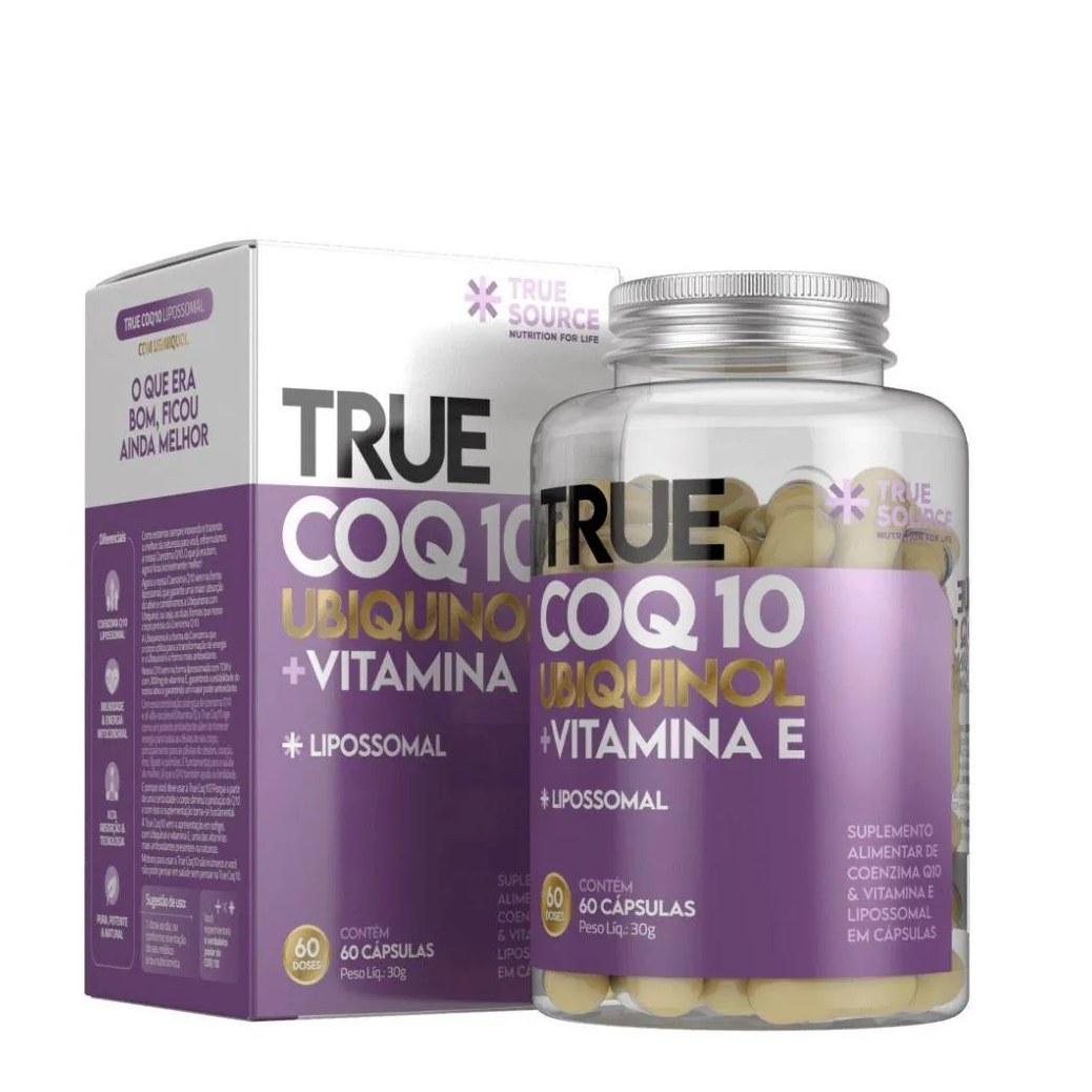 True Coq 10 Ubiquinol (60 Cápsulas) - Padrão: Único