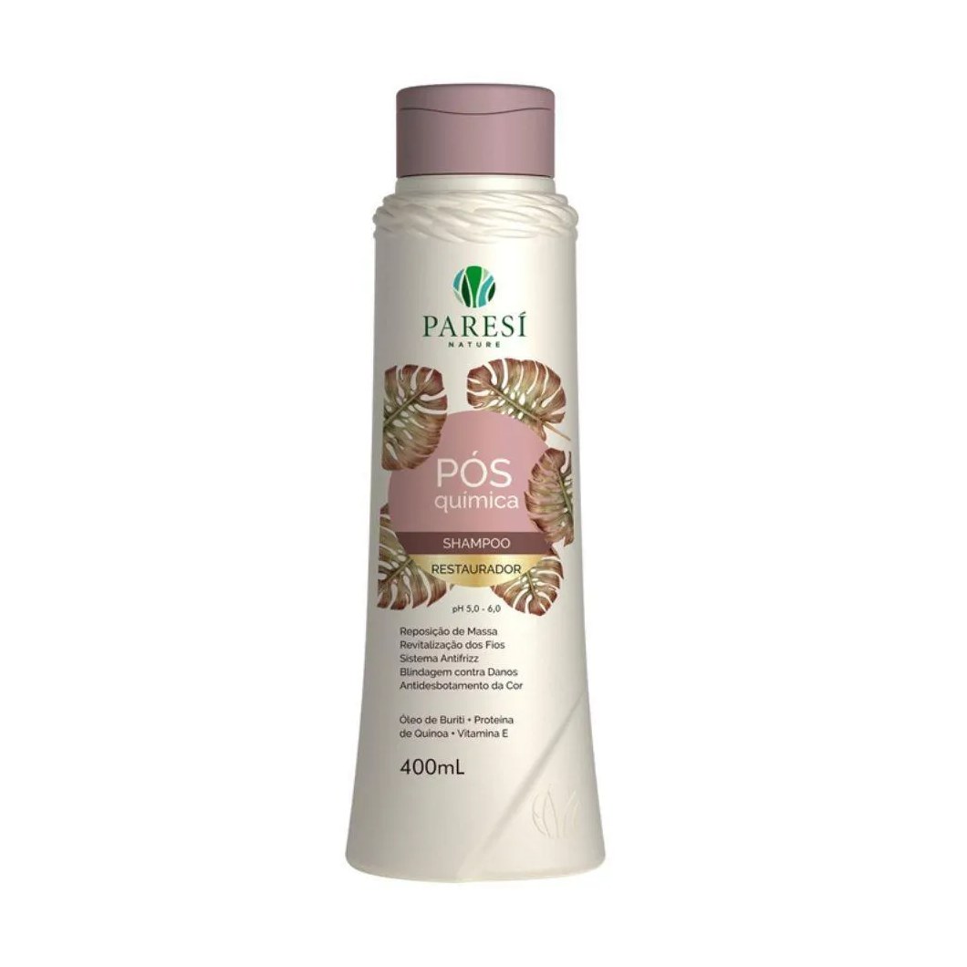 Shampoo Restaurador Pós Química 400ml Paresí Nature