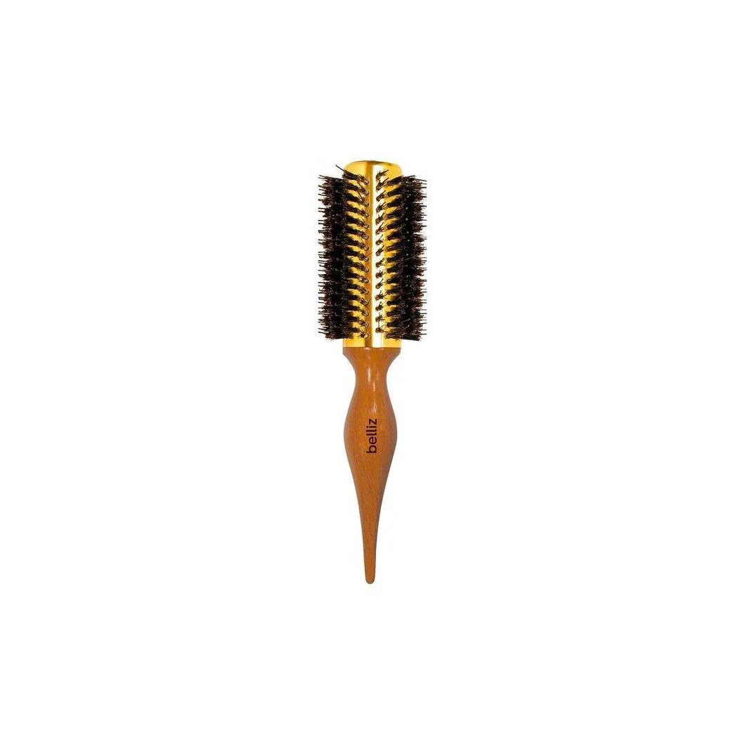 ESCOVA DE MADEIRA BELLIZ METAL POINT 36MM - 418