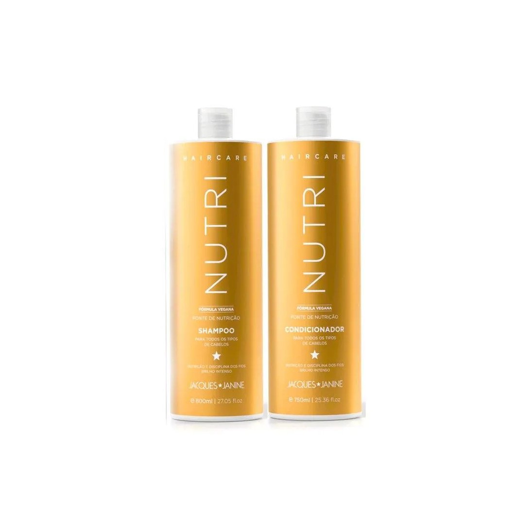 Kit Jacques Janine Hair Care Nutri Shampoo 800ML + Condicionador 750ML