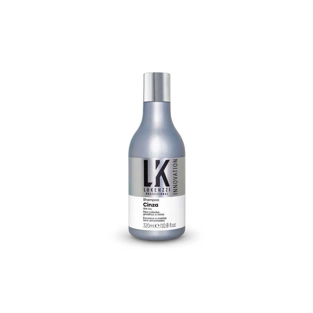 Shampoo Lokenzzi Cinza 320ML