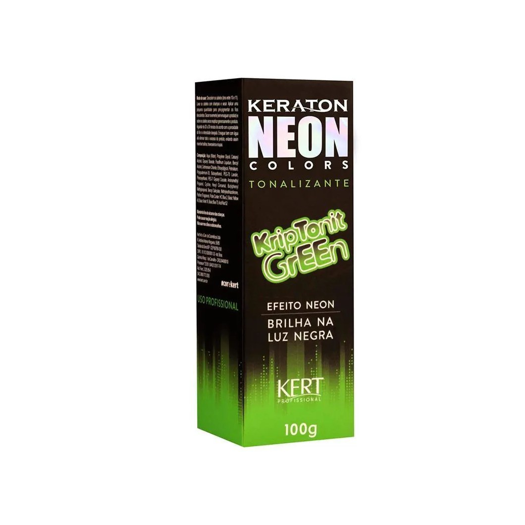 TONALIZANTE KERATON HARD COLOR NEON KRIPTONIT GREEN - 100G