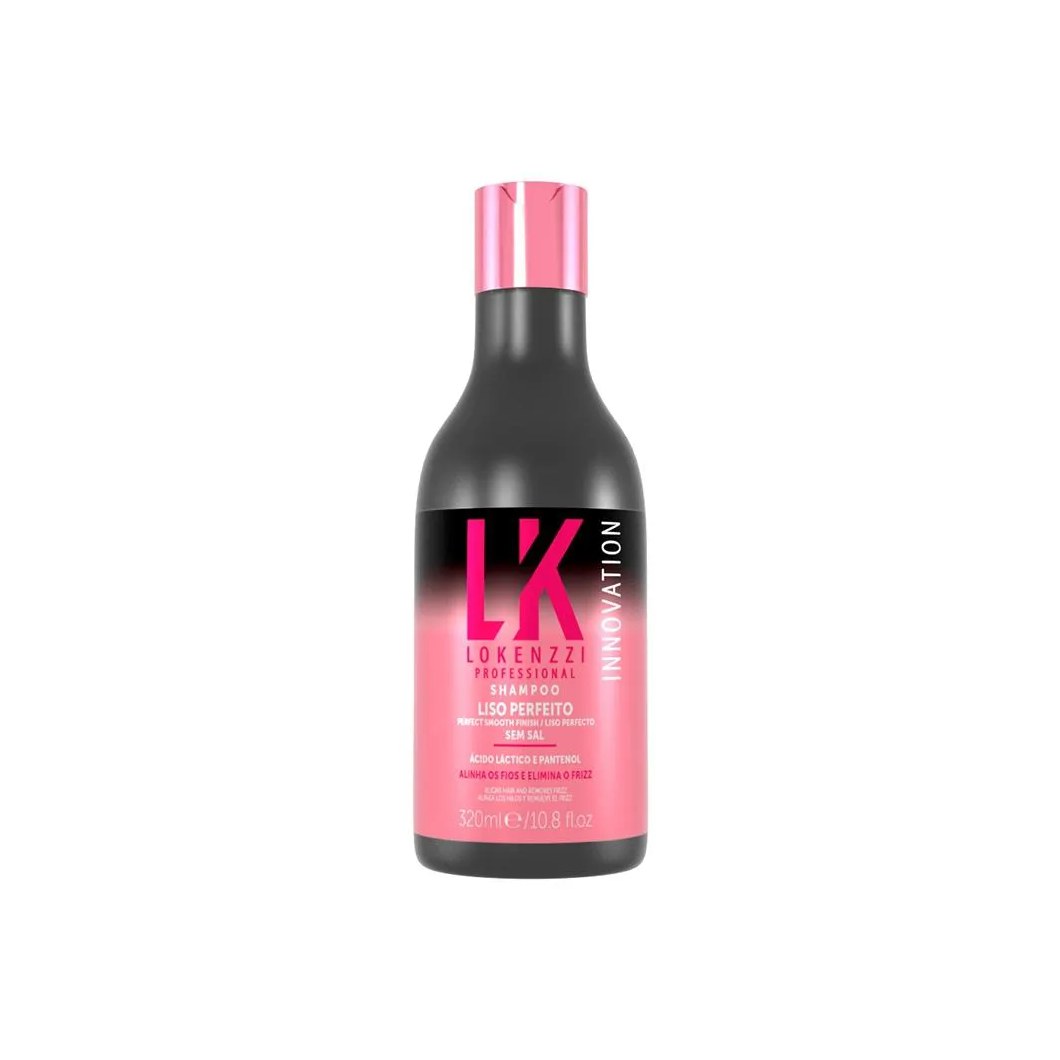 Shampoo Lokenzzi Liso Perfeito Sem Química 320ml