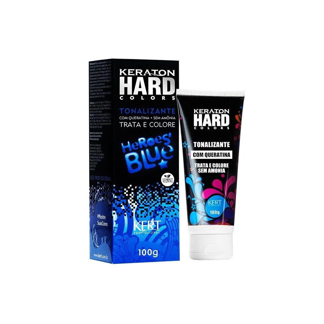 TONALIZANTE KERATON HARD COLOR HEROES` BLUE - 100G