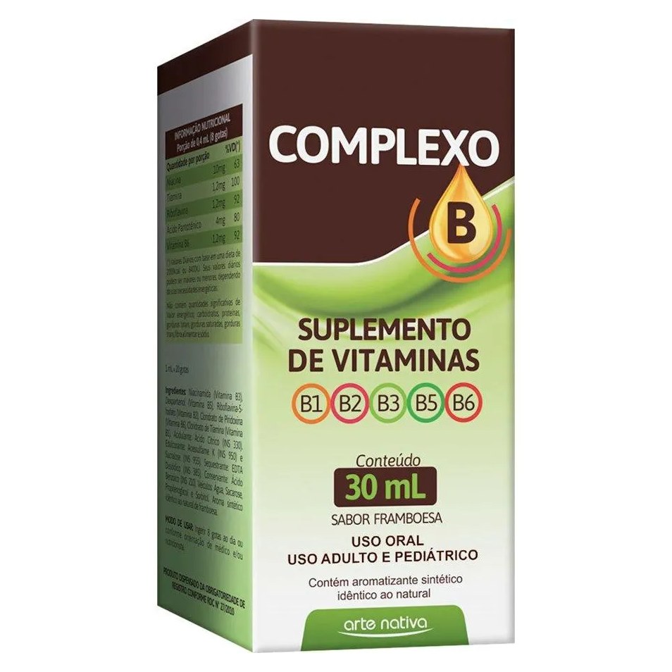 Complexo B Gotas 30Ml - Arte Nativa