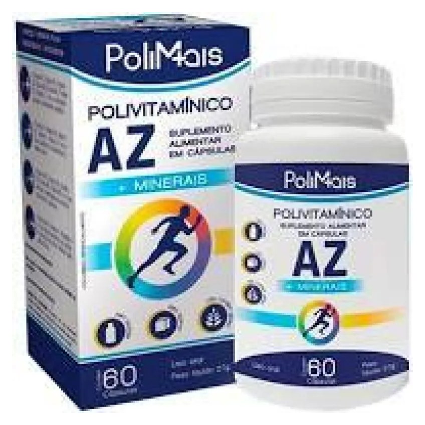 Polimais Polivitamínico a/Z C/60 cápsulas