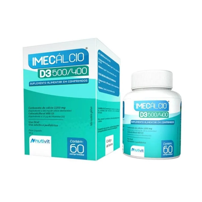 Imecálcio D3 500/400Mg C/60 comprimidos