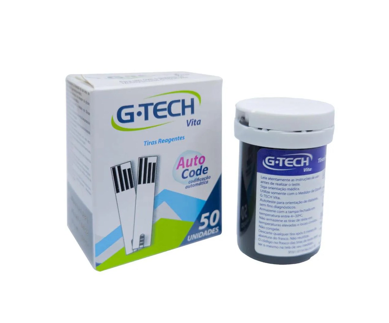 Tiras de Teste G-tech Vita 50 unidades