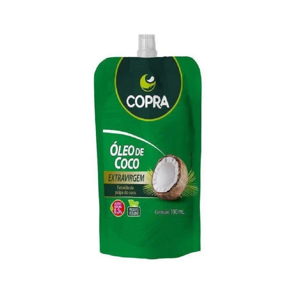 Óleo de Coco Extravirgem Stand Pouch (100ml) - Padrão: Único