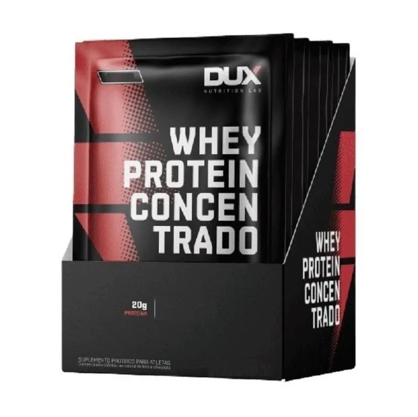 Whey Protein Concentrado Display (10 Sachês 28g) - Sabor: Chocolate (10 Unid 30g) - Nova Fórmula