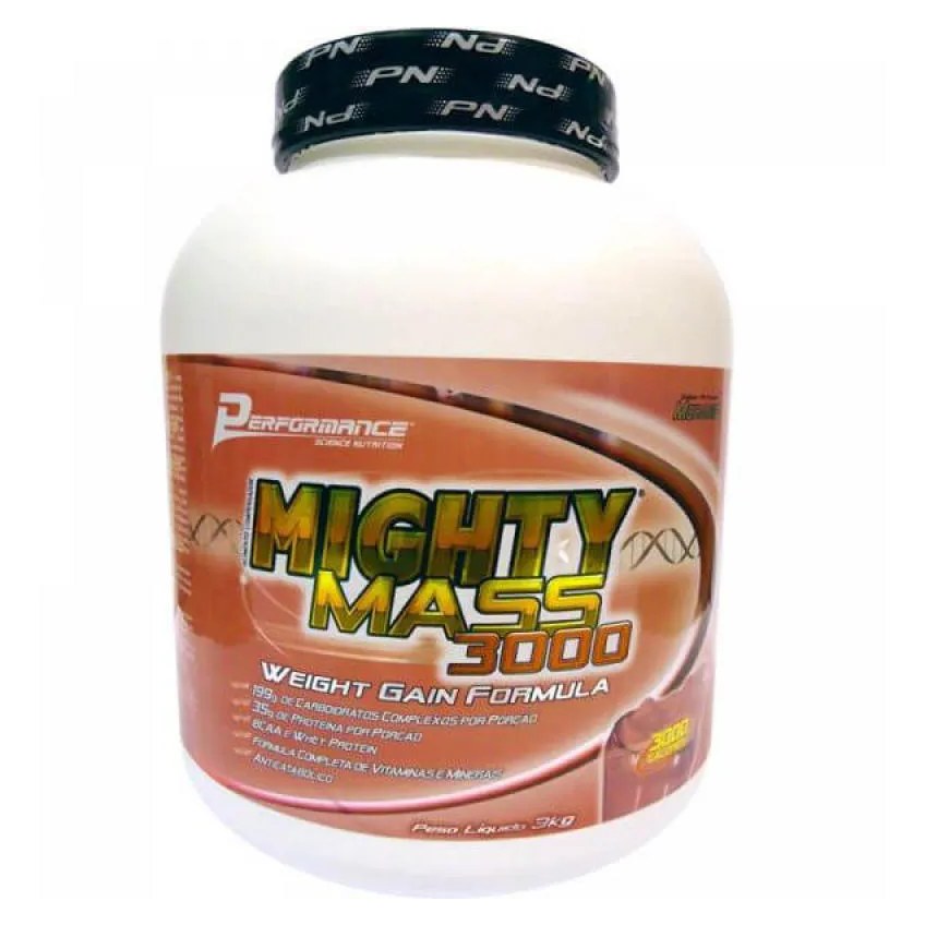 MIGHTY MASS 3000 PERFORMANCE NUTRITION - 3KG Baunilha