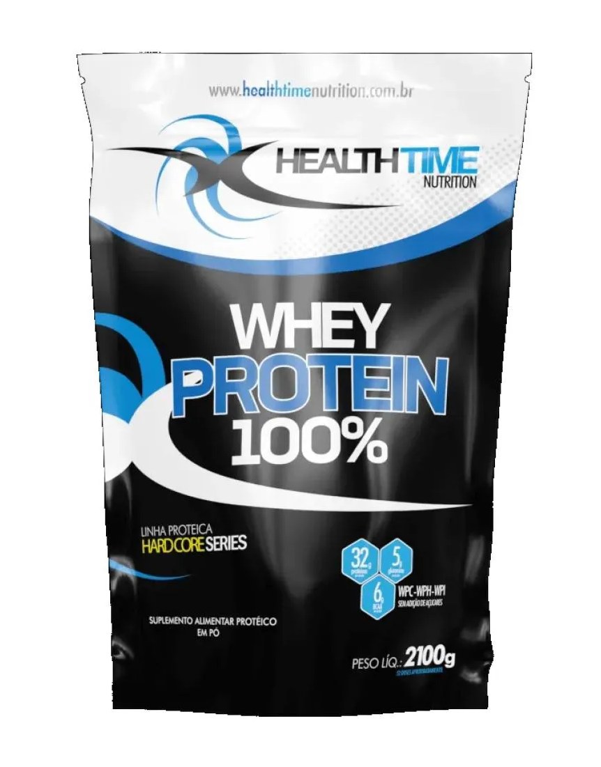 WHEY PROTEIN 100% HEALTH TIME - 2.1KG Chocolate