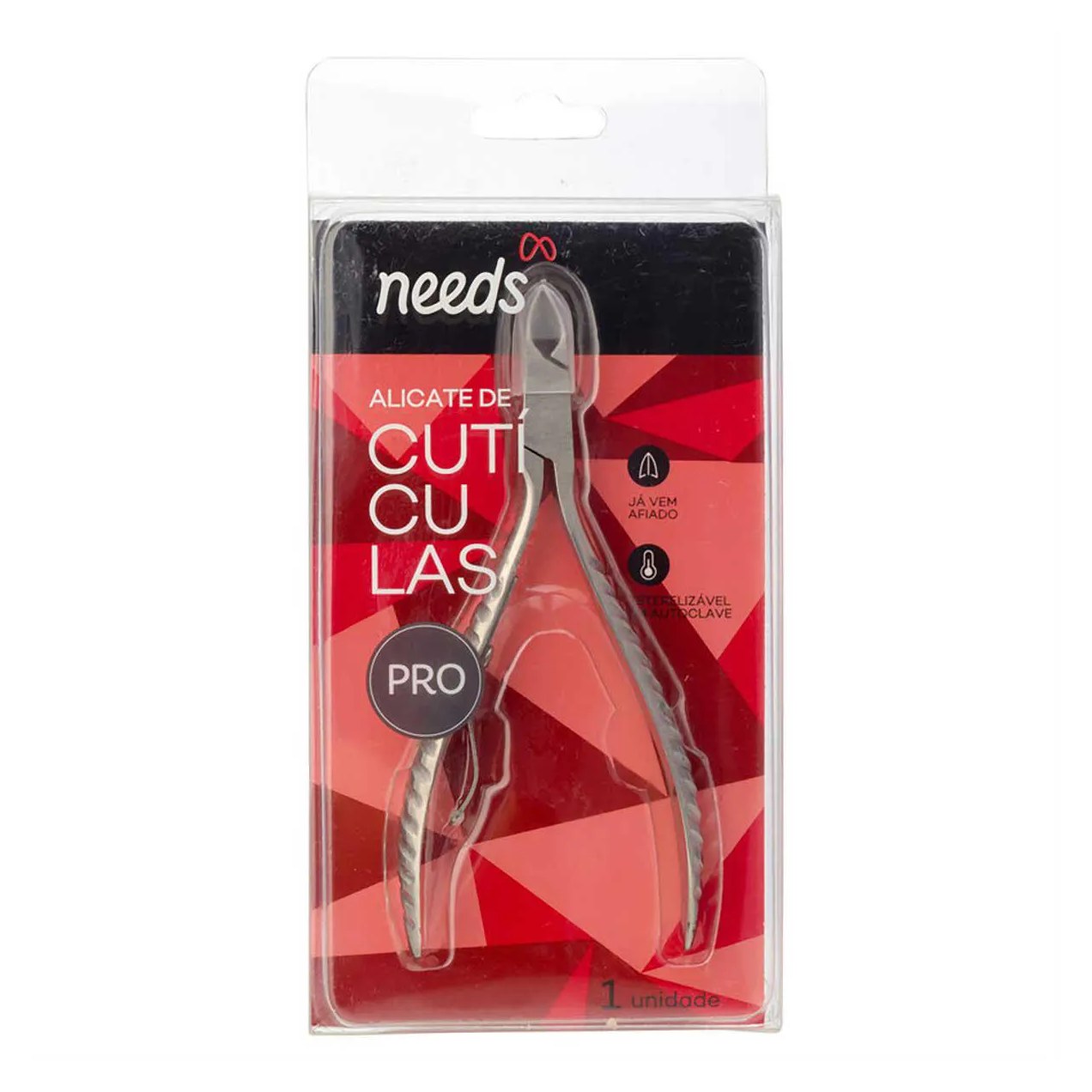 Alicate de Cutícula Needs PRO Inox 1 Unidade