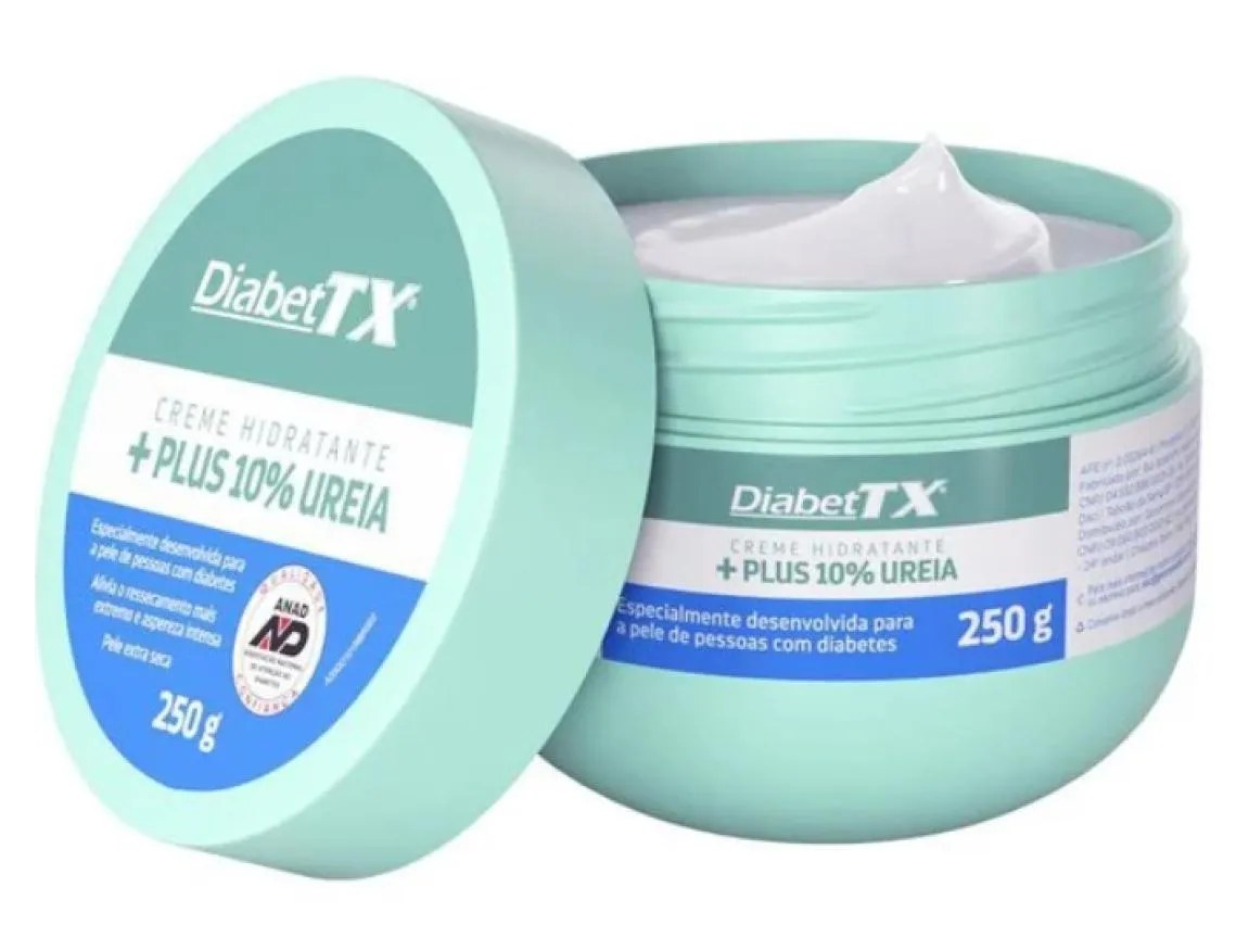 Creme Hidratante Diabet Tx Plus 10% Uréia 250g