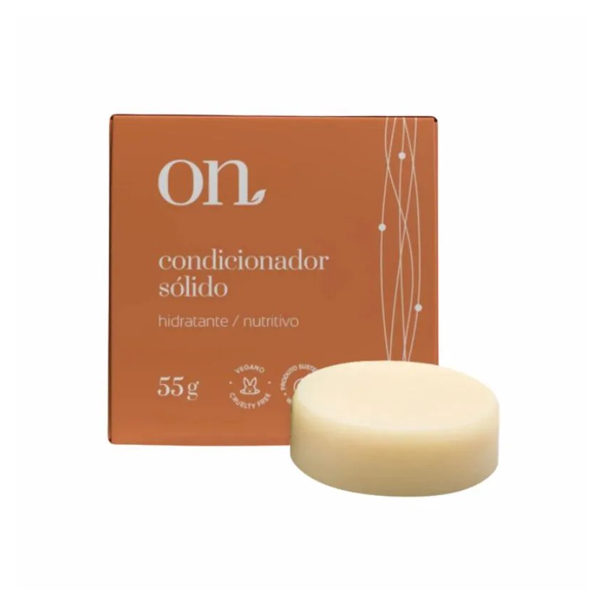 Kit 3x: Condicionador em Barra Sólido Hidratante/nutritivo Natural 55g