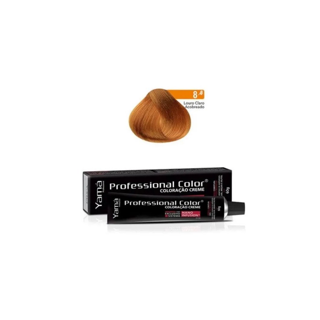 Tintura Yama Nano Infusion 8.4 Louro Claro Acobreado