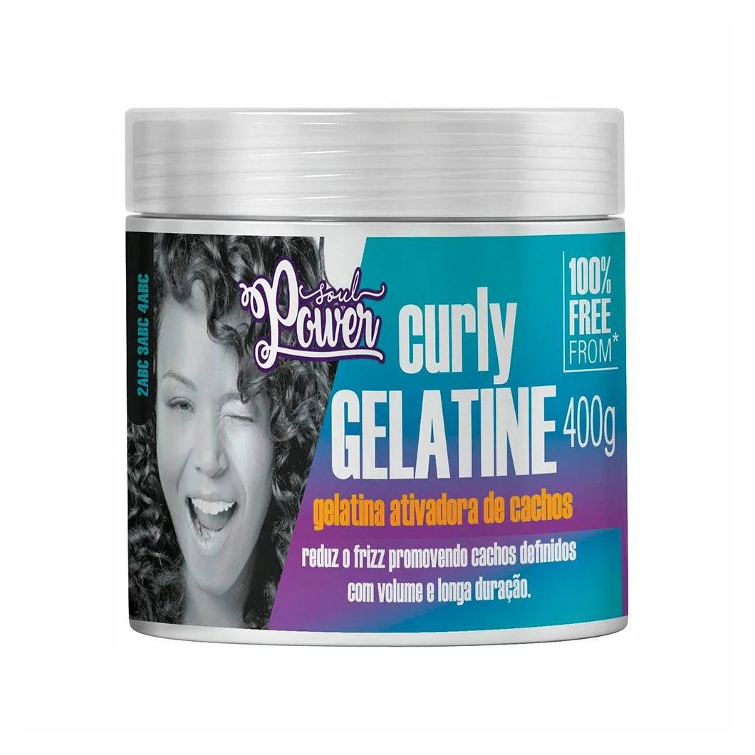 Ativador de Cachos Soul Power Curly Gelatine 400g