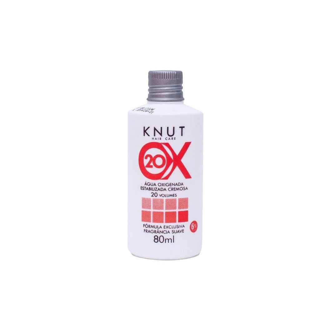Água Oxigenada Estabilizada Cremosa 20VOL 6% Knut 80ML