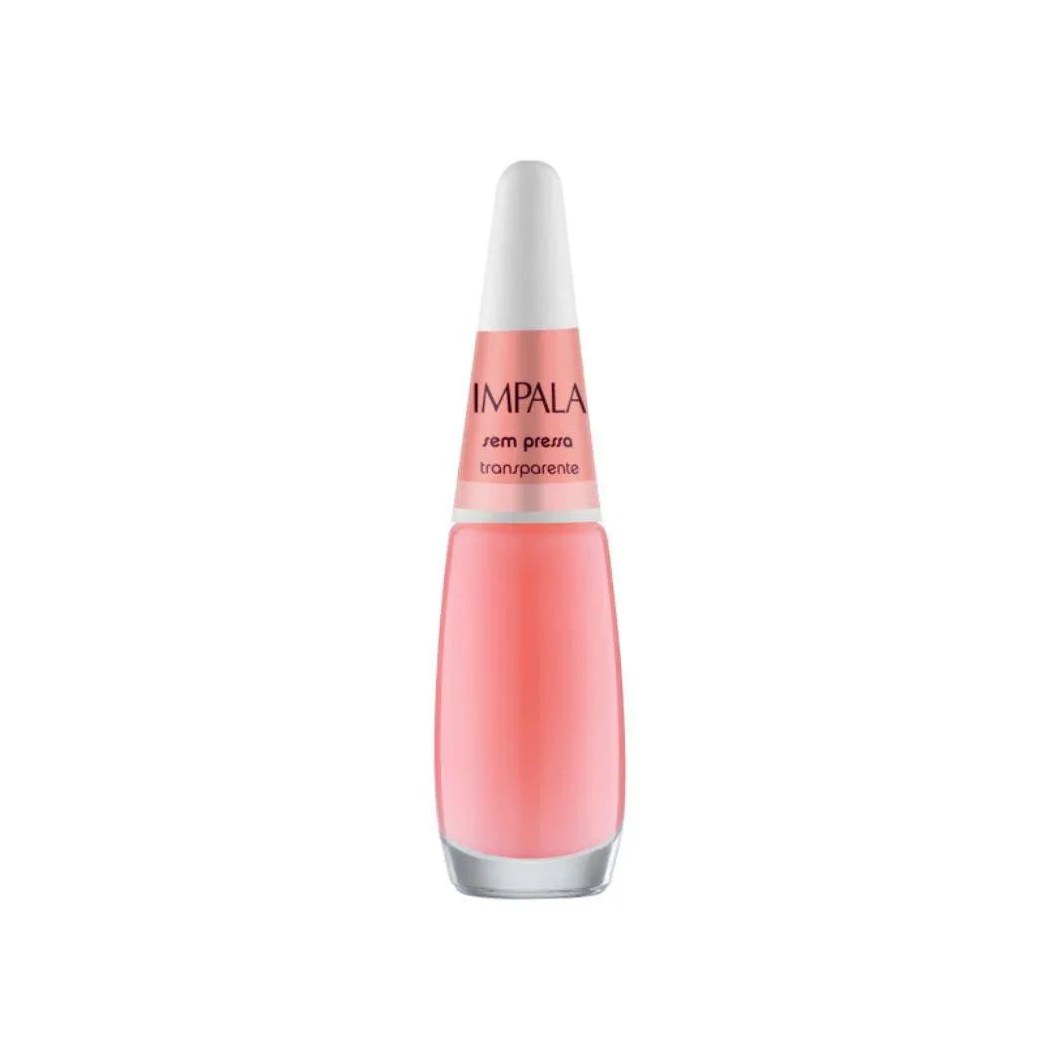 Esmalte Impala Coleção a Cor da Sua Moda Transparente sem Pressa 7,5ml