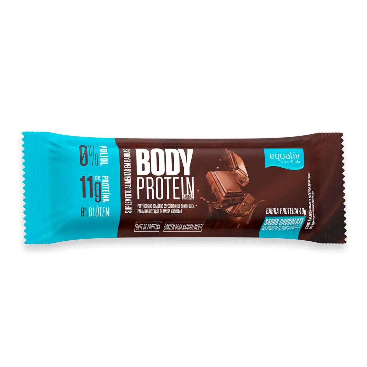 Barra de Proteína Equaliv Body Protein Chocolate 40g